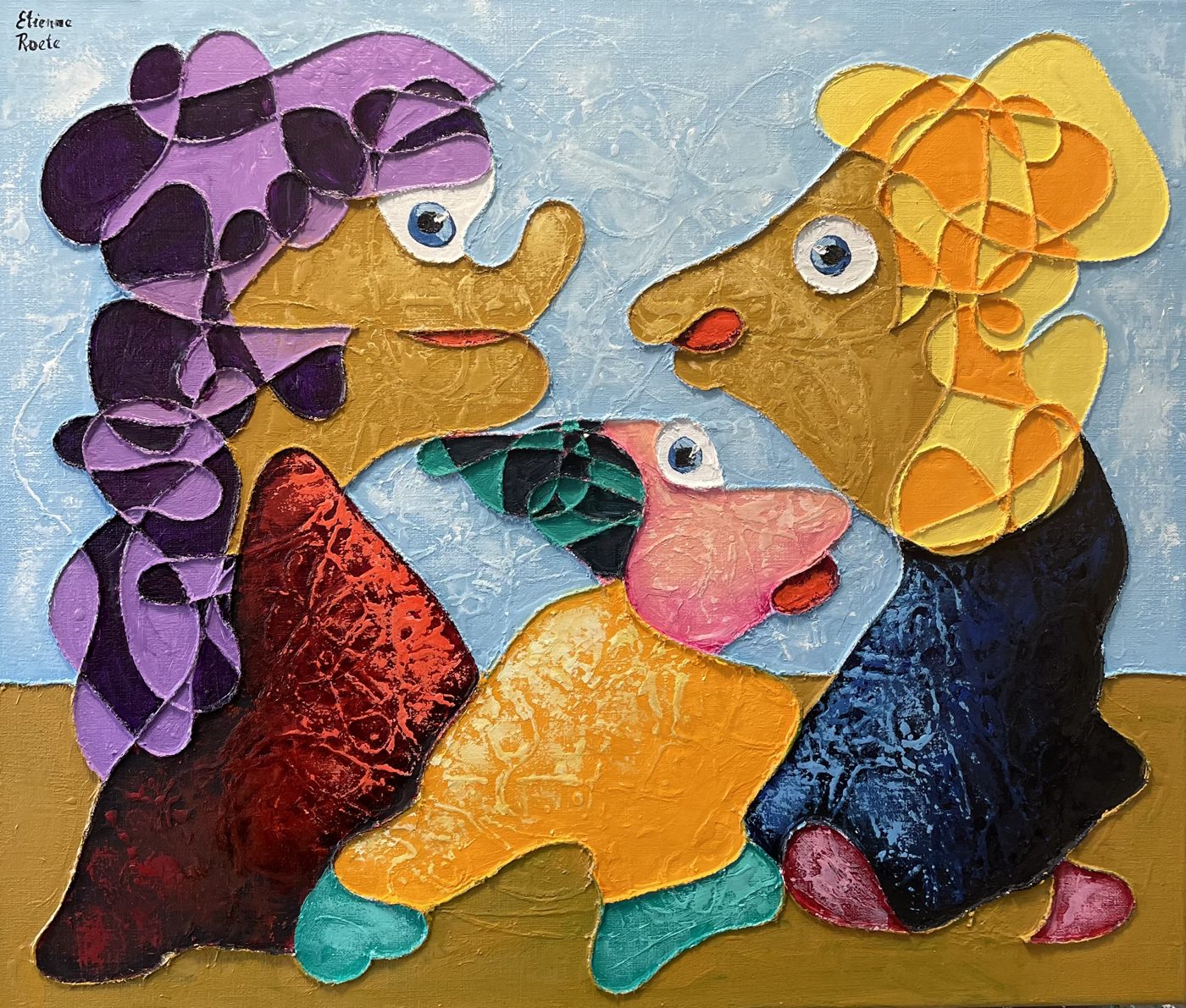 Goedemorgen ... ook Goedemorgen ! — Roetisme, 60 x 70 door Etienne Roete
